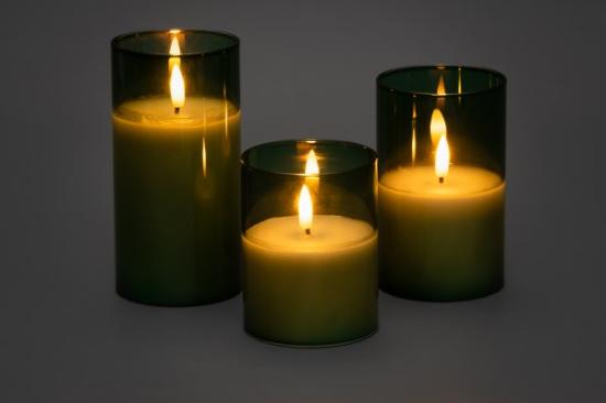 Prekės „Žvakės LED 3vnt 3D  Milton Finnlumor“ paveikslėlis