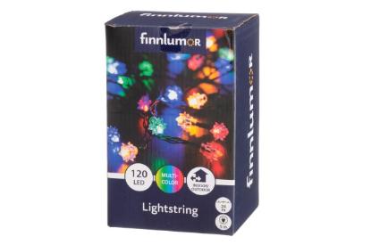 Prekės „Girlianda 120 LED 24m multi Retro Finnlumor“ paveikslėlis