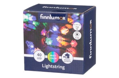 Prekės „Girlianda 40 LED 7,8m multi Retro Finnlumor“ paveikslėlis