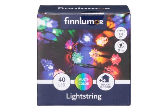 Prekės „Girlianda 40 LED 7,8m multi Retro Finnlumor“ paveikslėlis