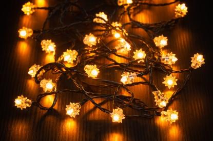 Prekės „Girlianda 40 LED 7,8m gintaro šviesa Retro Finnlumor“ paveikslėlis