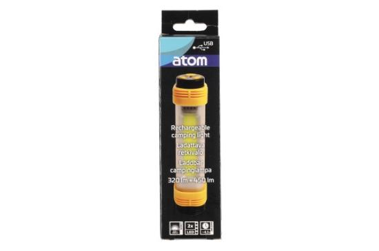 Prekės „Žibintuvėlis LED pakraunamas 320+450lm Atom“ paveikslėlis