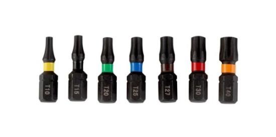 Prekės „Smūginiai antgaliai T10 25mm 2vnt Bahco“ paveikslėlis