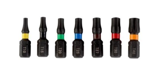 Prekės „Smūginiai antgaliai T40 25mm 2vnt Bahco“ paveikslėlis