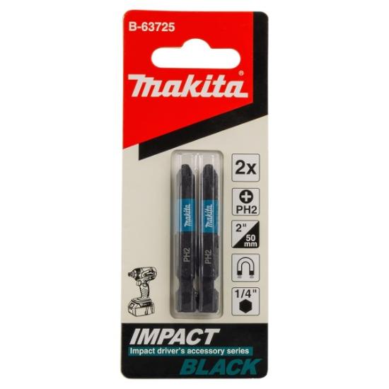 Prekės „Antgaliai smūginiai Ph2 50mm 2vnt Makita“ paveikslėlis