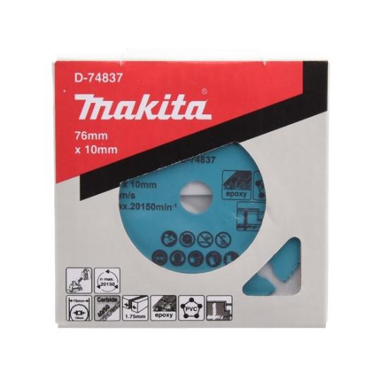 Prekės „Karbidinis diskas 76mm D-74837 Makita“ paveikslėlis