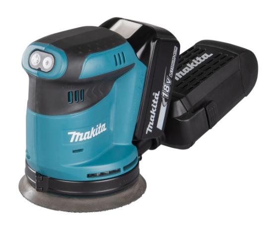 Prekės „Šlifuoklis ekscentrinis akumuliatorinis 18V 125mm DBO180Z Makita, be akumuliatoriaus ir kroviklio“ paveikslėlis