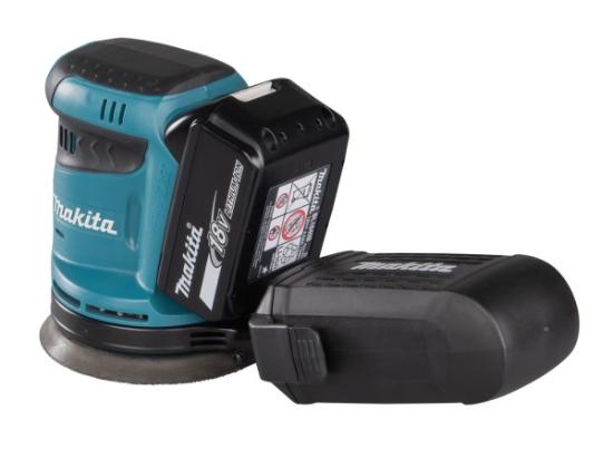 Prekės „Šlifuoklis ekscentrinis akumuliatorinis 18V 125mm DBO180Z Makita, be akumuliatoriaus ir kroviklio“ paveikslėlis