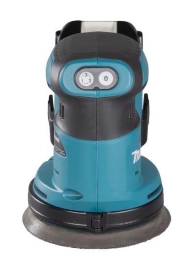 Prekės „Šlifuoklis ekscentrinis akumuliatorinis 18V 125mm DBO180Z Makita, be akumuliatoriaus ir kroviklio“ paveikslėlis