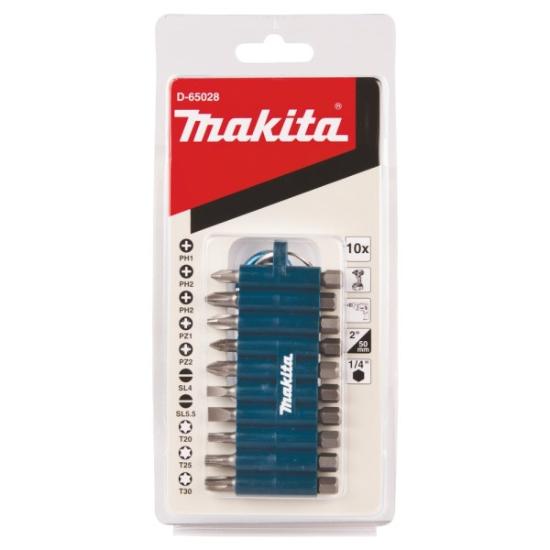 Prekės „Rinkinys antgalių 10vnt D-65028 Makita“ paveikslėlis