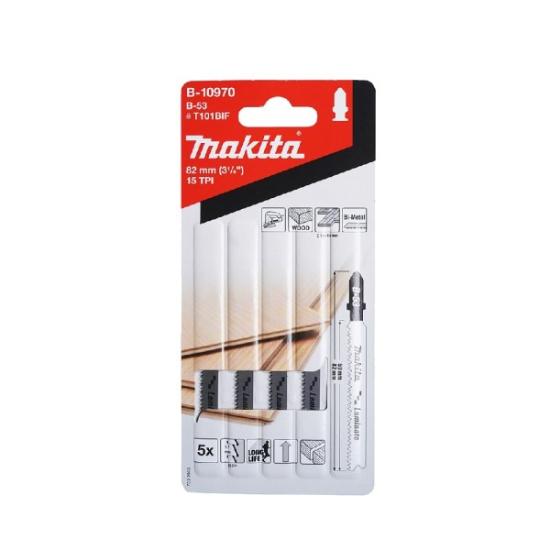 Prekės „Siaurapjūklio pjūkleliai B-53 5Vnt. B-10970 Makita“ paveikslėlis