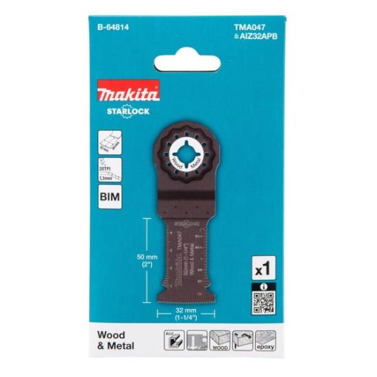 Prekės „Pjūklelis multifunkcinis universalus 32/50mm Makita“ paveikslėlis