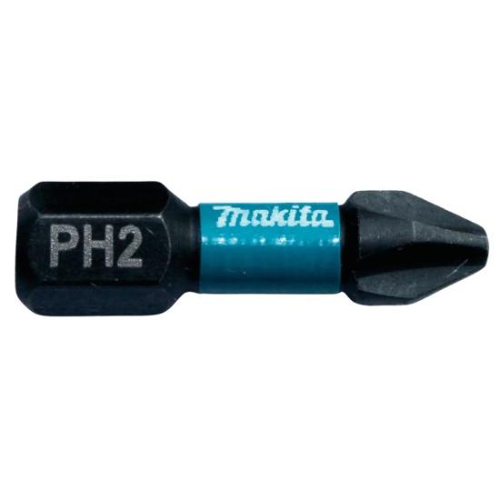 Prekės „Antgaliai smūginiai Ph2 25mm 2vnt Makita“ paveikslėlis