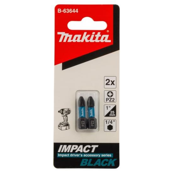 Prekės „Antgaliai smūginiai Pz2 25mm 2vnt Makita“ paveikslėlis