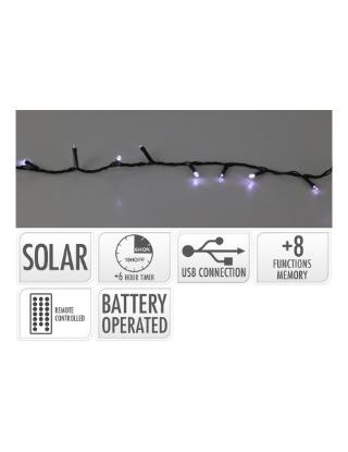 Prekės „Kalėdinė girlianda 480 LED W solar 20m“ paveikslėlis