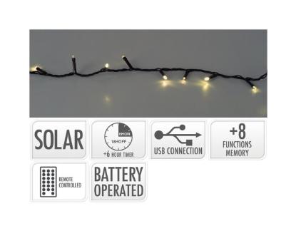 Prekės „Kalėdinė girlianda 480 LED WW Solar“ paveikslėlis