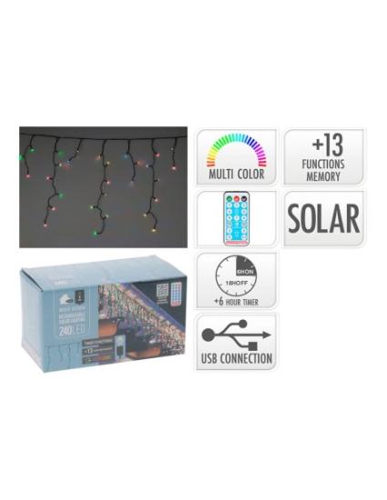 Prekės „Girlianda 240 LED Multi Solar“ paveikslėlis
