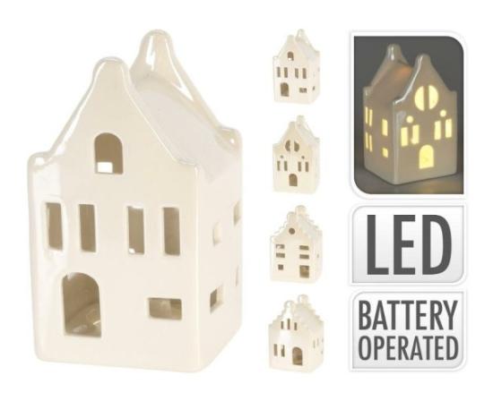 Prekės „Dekoracija "NAMELIS" 10cm su LED W“ paveikslėlis