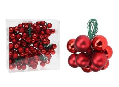 Prekės „Žaisliukas kalėdų eglutei 20mm raudonas Xmas ball“ paveikslėlis