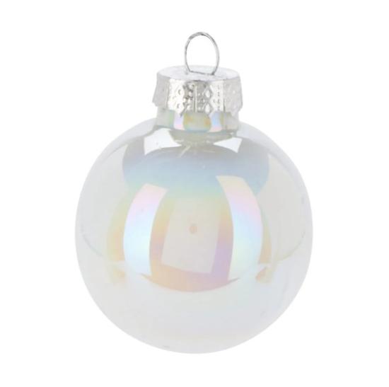 Prekės „Žaisliukas kalėdų eglutei 60mm baltas S12 Xmas“ paveikslėlis