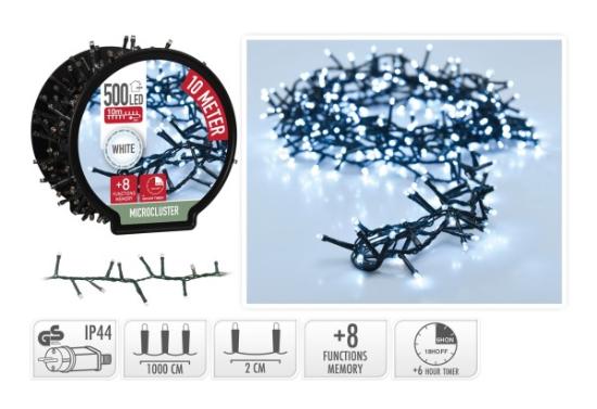 Prekės „Kalėdinė girlianda 500 LED W 10m AX8521000“ paveikslėlis