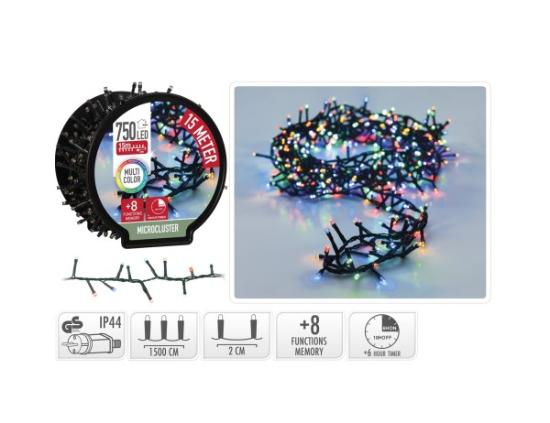 Prekės „Kalėdinė girlianda 750 LED Multi 15m AX8521220“ paveikslėlis