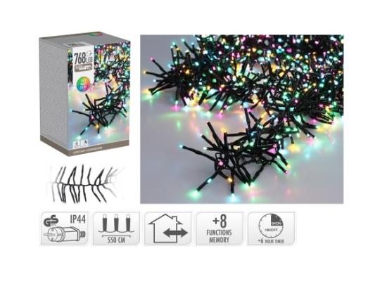 Prekės „Kalėdinė girlianda 768 LED Multi 5,5m AX8550830“ paveikslėlis