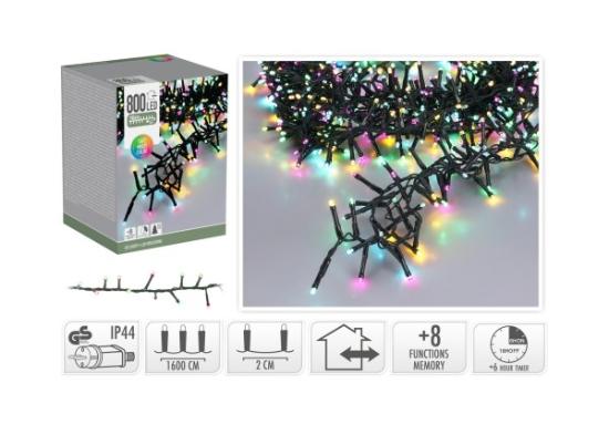 Prekės „Kalėdinė girlianda 800 LED 16m Multi“ paveikslėlis