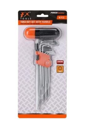 Prekės „Rinkinys raktų šešiakamp.9vnt Torx FX tools“ paveikslėlis