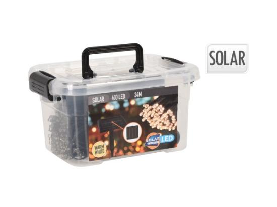 Prekės „Kalėdinė girlianda 400 LED WW 24m Solar“ paveikslėlis