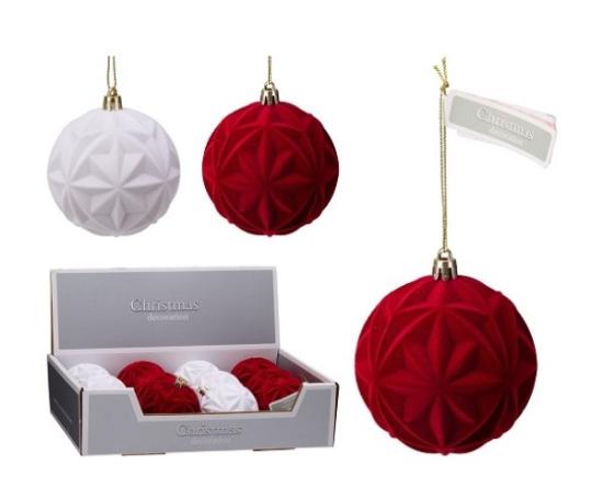 Prekės „Žaisliukas kalėdų eglutei 80mm Flock Xmas“ paveikslėlis