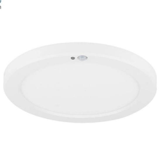 Prekės „LED paviršinė mini panelė, apvali, balta, PIR jutiklis, 10/15/18W, CCT šviesa Optonica“ paveikslėlis
