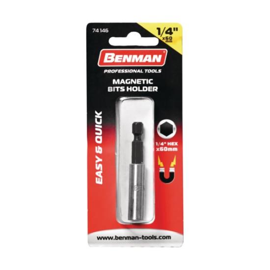 Prekės „Magnetinis antgalių laikiklis 60 mm Benman“ paveikslėlis