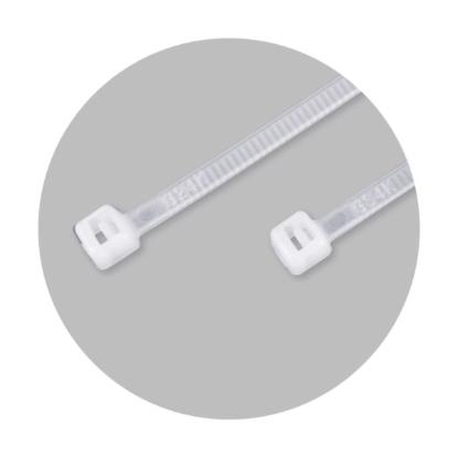Prekės „Dirželiai 300x7,6 mm balti 100 vnt. Benman“ paveikslėlis