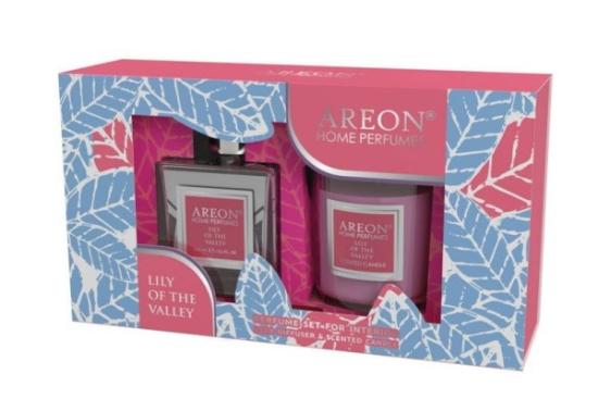 Prekės „Rinkinys 150ml+žvakė Lily of the Valley“ paveikslėlis