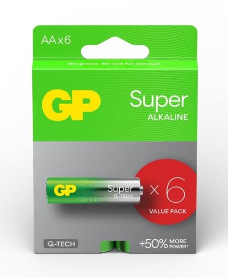 Prekės „Elementai LR6/AA UE4+2 Super GP 6vnt.“ paveikslėlis