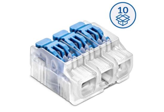 Prekės „Laidų jungtis 3 vietų 0,5-4mm 32A SCL3B10 Simet“ paveikslėlis