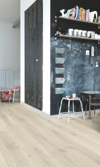 Prekės „Laminuotos grindys Quick-Step, ąžuolas pilkas Tennessee, CRH3181, 1200x190x7mm, 32 klasė, Creo  HydroSeal kolekcija“ paveikslėlis
