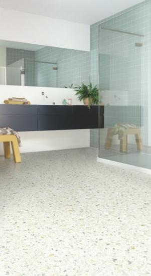 Prekės „Vinilinės grindys Quick Step, Terrazzo multi, SGTC20307, 609,6x609,6x2,5mm, 33 klasė, klijuojamas, Blush kolekcija“ paveikslėlis