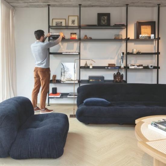Prekės „Vinilinės grindys Quick-Step, Pure ąžuolas polar, AVHBU40361, 630x126x5+1mm, 33 klasė, su užraktu ir su paklotu, Ciro kolekcija“ paveikslėlis