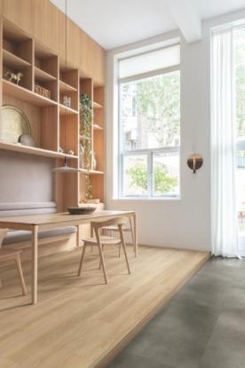 Prekės „Vinilinės grindys Quick-Step, Cloudy betonas, AVMTU40273, 856x428x5+1mm, 33 klasė, su užraktu ir su paklotu, Illume kolekcija“ paveikslėlis