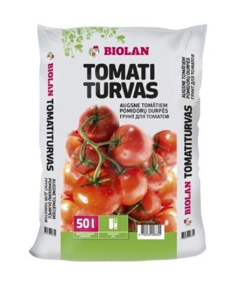 Prekės „Substratas durpių pomidorams 50l Biolan“ paveikslėlis