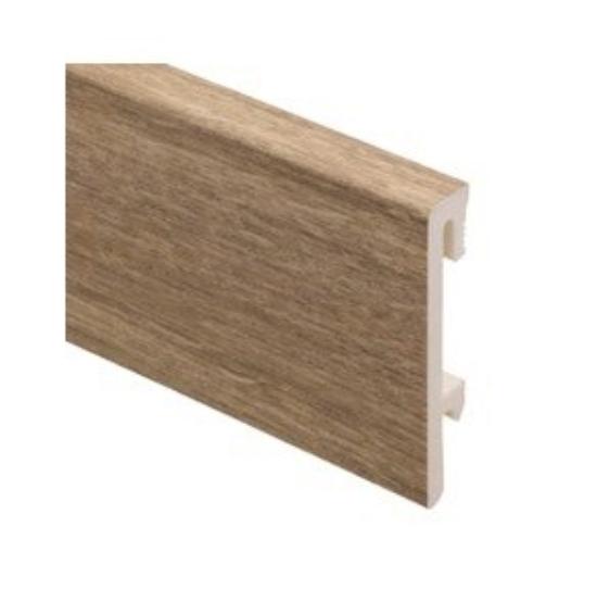 Prekės „Grindjuostė PVC BRAVO 80 2400x80x16mm SK Aria Oak“ paveikslėlis