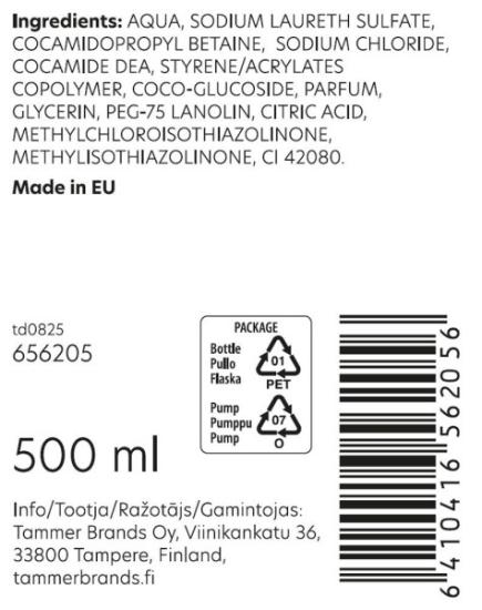 Prekės „Muilas skystas 500 ml mėlynių Feely“ paveikslėlis