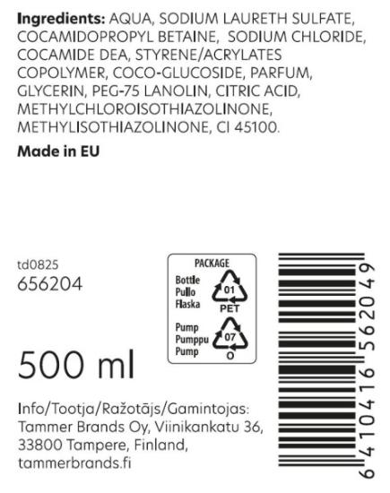 Prekės „Muilas skystas 500 ml rožių Feely“ paveikslėlis