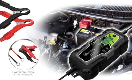 Prekės „Pakrovėjas akumuliatorių 10A PowerPulse S056598754 Stalco“ paveikslėlis