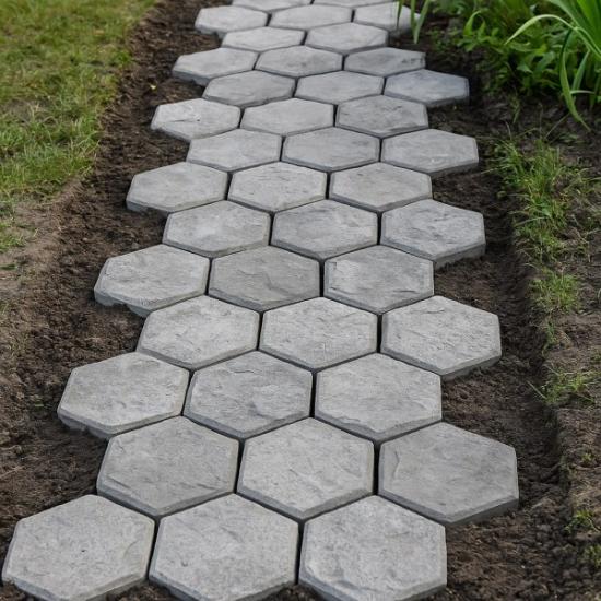 Prekės „Forma grindinio akmens 29x29x4cm Garden Line“ paveikslėlis