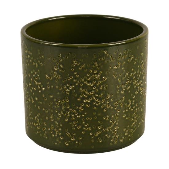 Prekės „Vazonas keraminis Pillar Lava 11cm žalias Cermax“ paveikslėlis