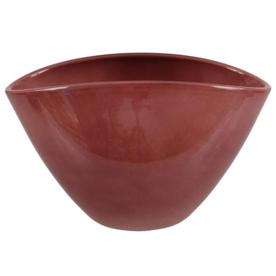 Prekės „Vazonas Merlot 20cm Oval 405 glazūra“ paveikslėlis