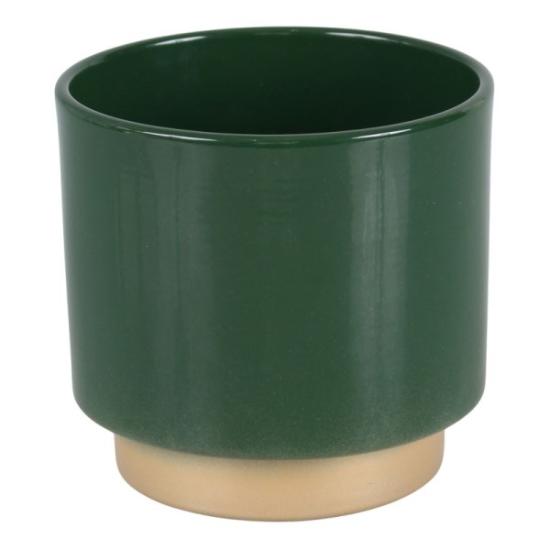 Prekės „Vazonas keraminis Zlota 16cm žalias Cermax“ paveikslėlis
